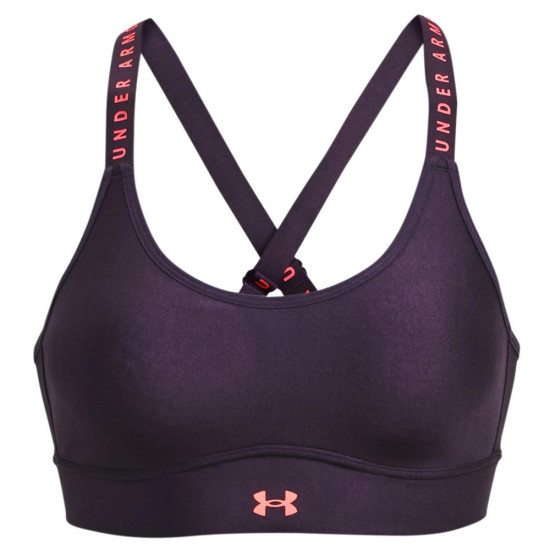 Under Armour Γυναικείο μπουστάκι Infinity Covered Mid Under Armour Γυναικείο μπουστάκι Infinity Covered Mid